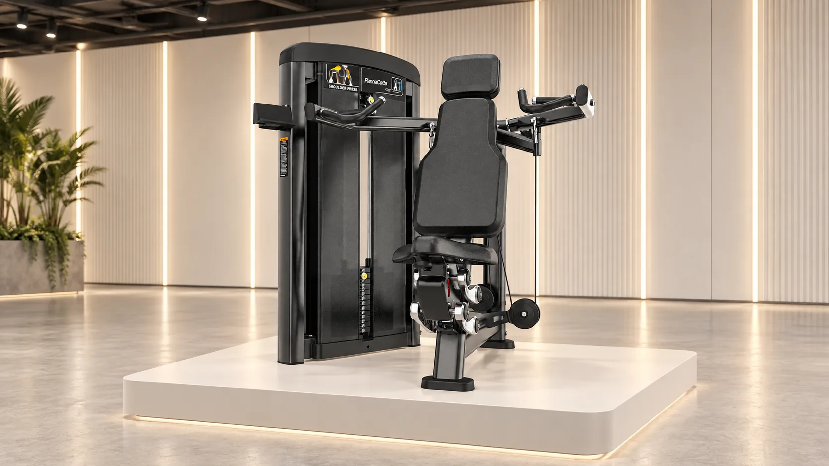 Жим от плеч сидя PannaCotta PC-STR-003 в интерьере